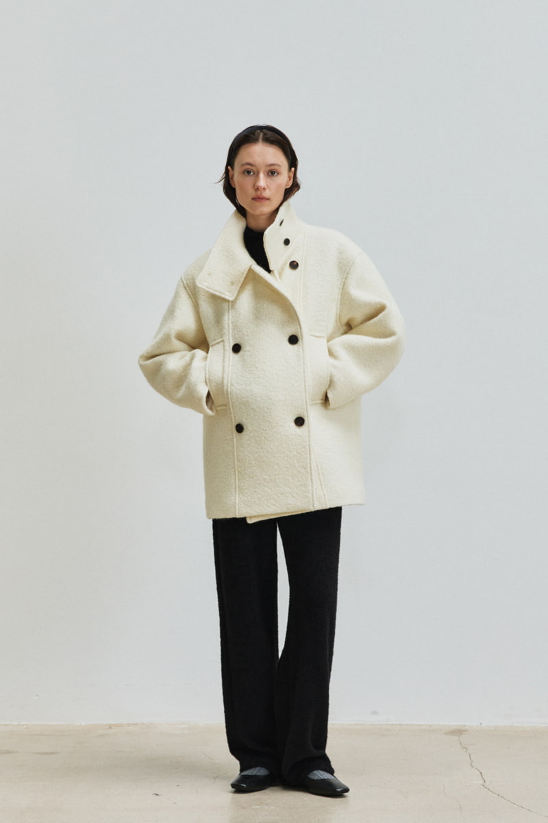 Understanding - Korean Women Fashion - #thelittlethings - Boucle High Neck Coat - 8