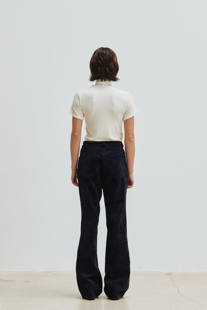 Understanding - Korean Women Fashion - #vintageinspired - Bella Corduroy Velvet Basic Pants - 4