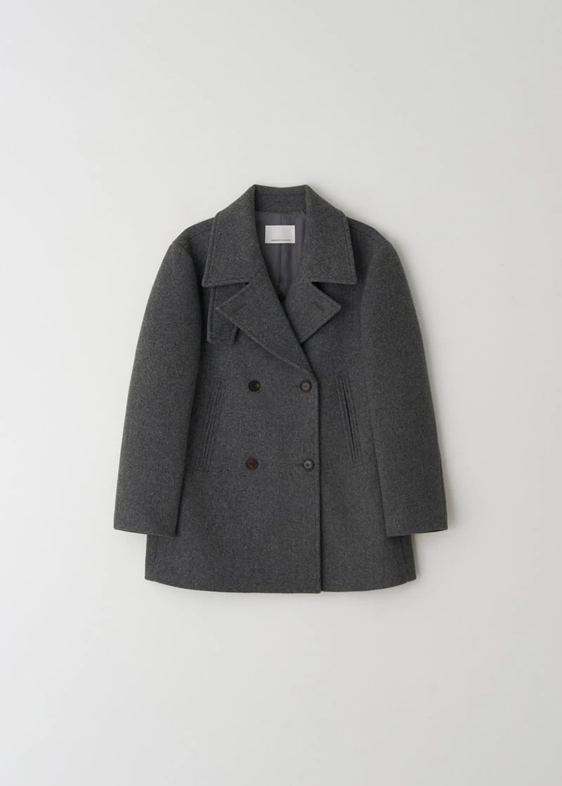 Understanding - Korean Women Fashion - #womensfashion - Wool Half Pea Coat