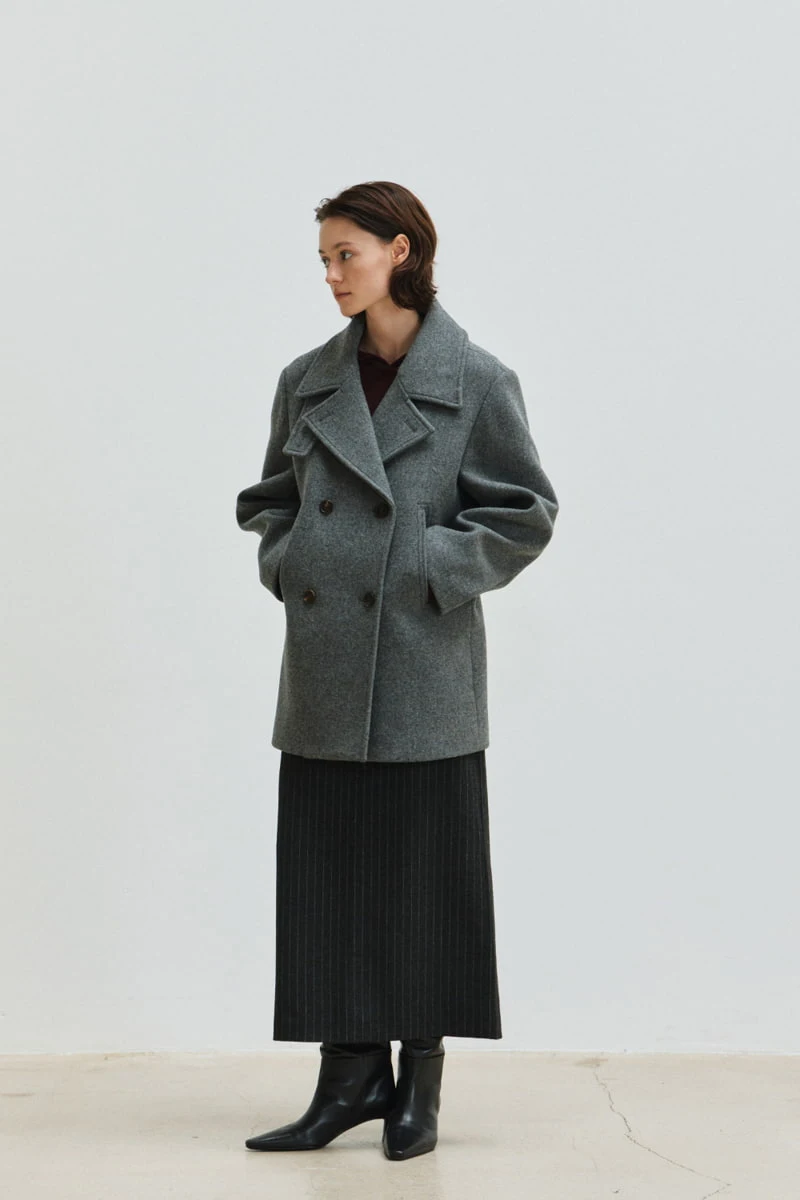 Understanding - Korean Women Fashion - #womensfashion - Wool Half Pea Coat - 5