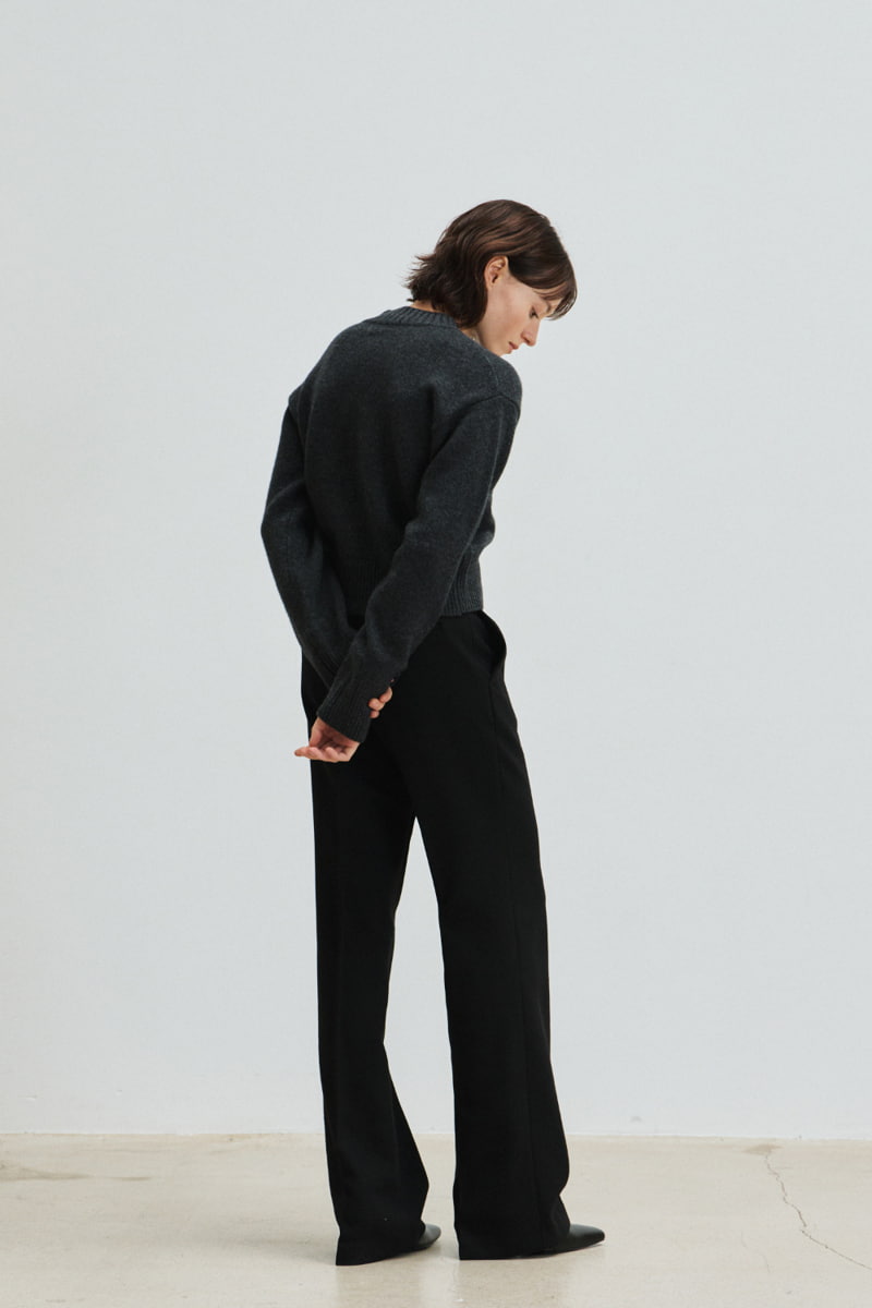 Understanding - Korean Women Fashion - #momslook - Fleece Basic Straight Slacks - 4