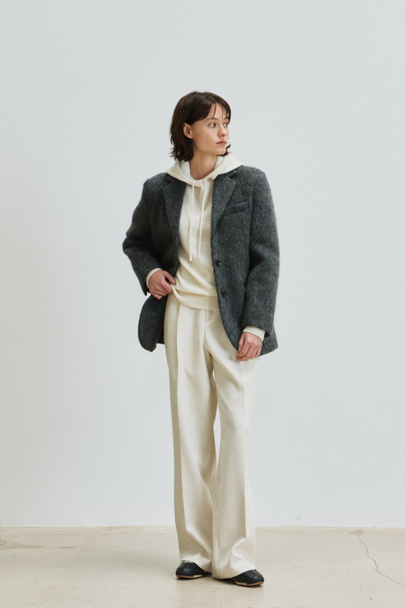 Understanding - Korean Women Fashion - #womensfashion - Twill Corduroy Velvet One Tuck Trousers - 3