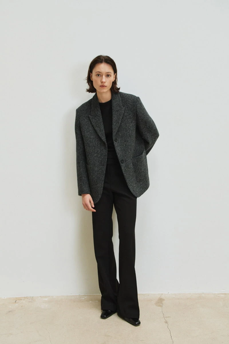 Understanding - Korean Women Fashion - #momslook - New Harris Wool Jacket - 4