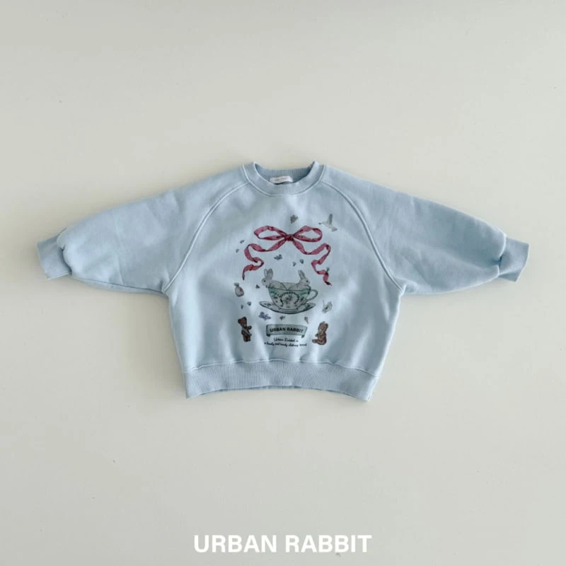 Urban Rabbit - Korean Children Fashion - #Kfashion4kids - Black Tea Rabbit Sweatshirt - 6