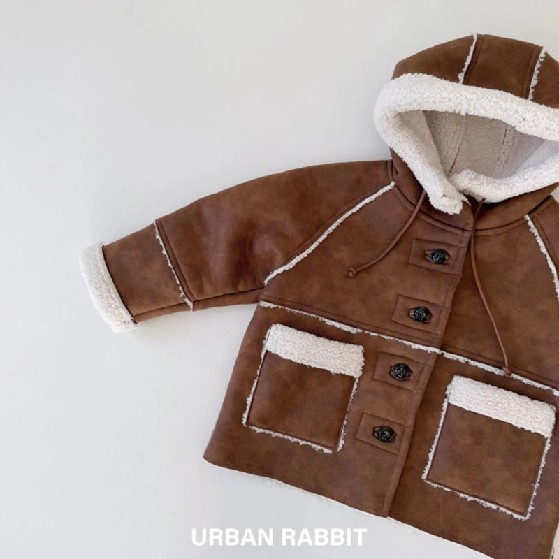 Urban Rabbit - Korean Children Fashion - #Kfashion4kids - Hoodie Duffel Mustang - 5