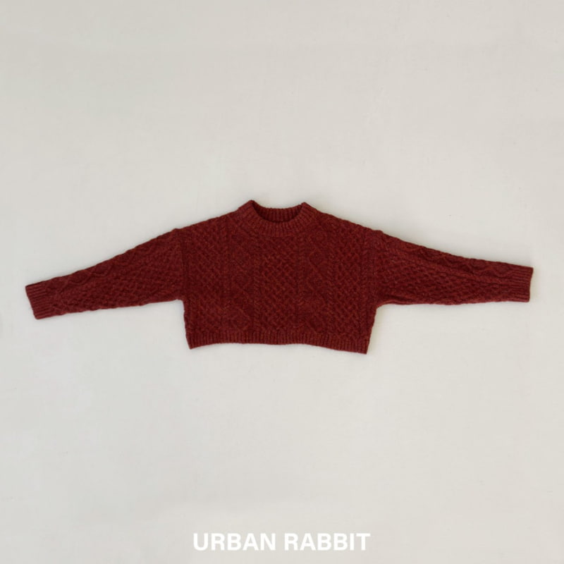 Urban Rabbit - Korean Children Fashion - #childofig - Cable Crop Knit - 6