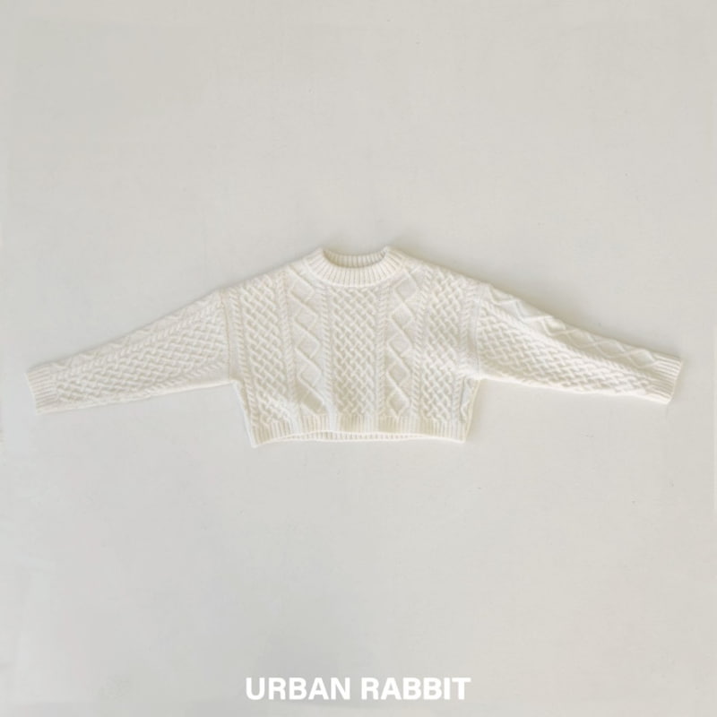 Urban Rabbit - Korean Children Fashion - #childofig - Cable Crop Knit - 7