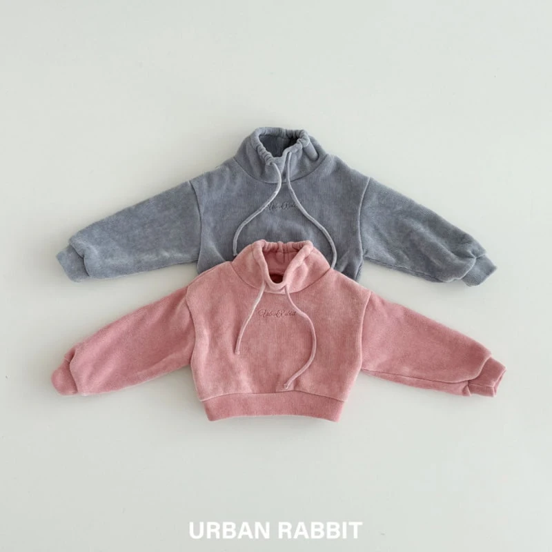 Urban Rabbit - Korean Children Fashion - #childofig - Velvet Crop Sweatshirt - 2