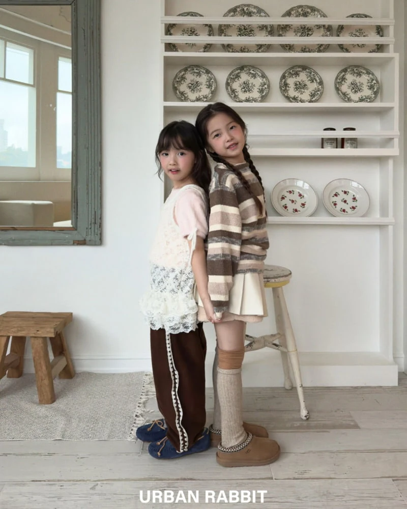 Urban Rabbit - Korean Children Fashion - #childofig - Stripe Slim Mockneck Tee - 11