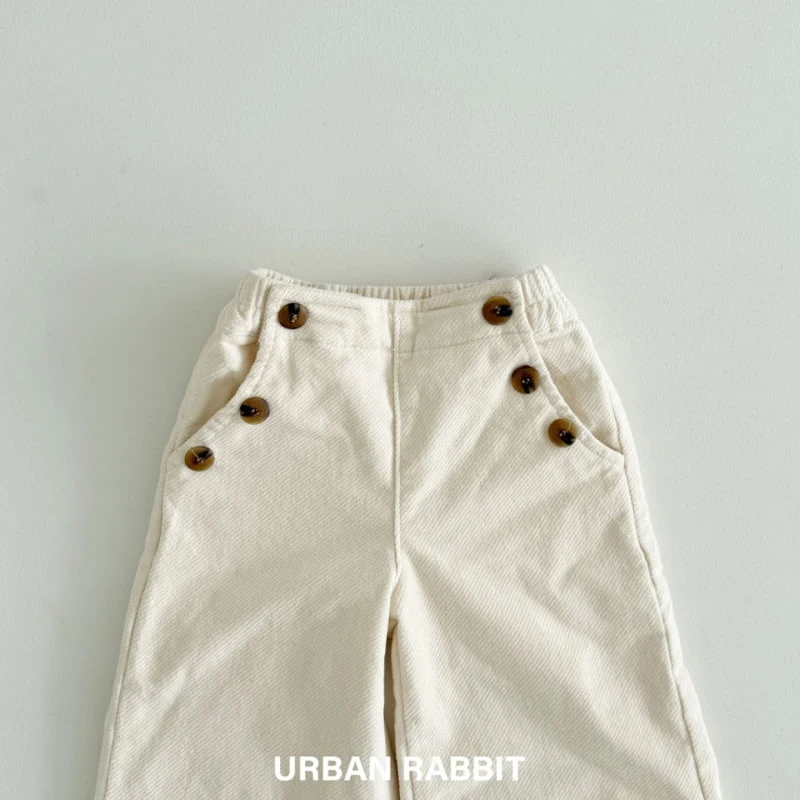 Urban Rabbit - Korean Children Fashion - #designkidswear - Velvet Teen Button Pants - 9