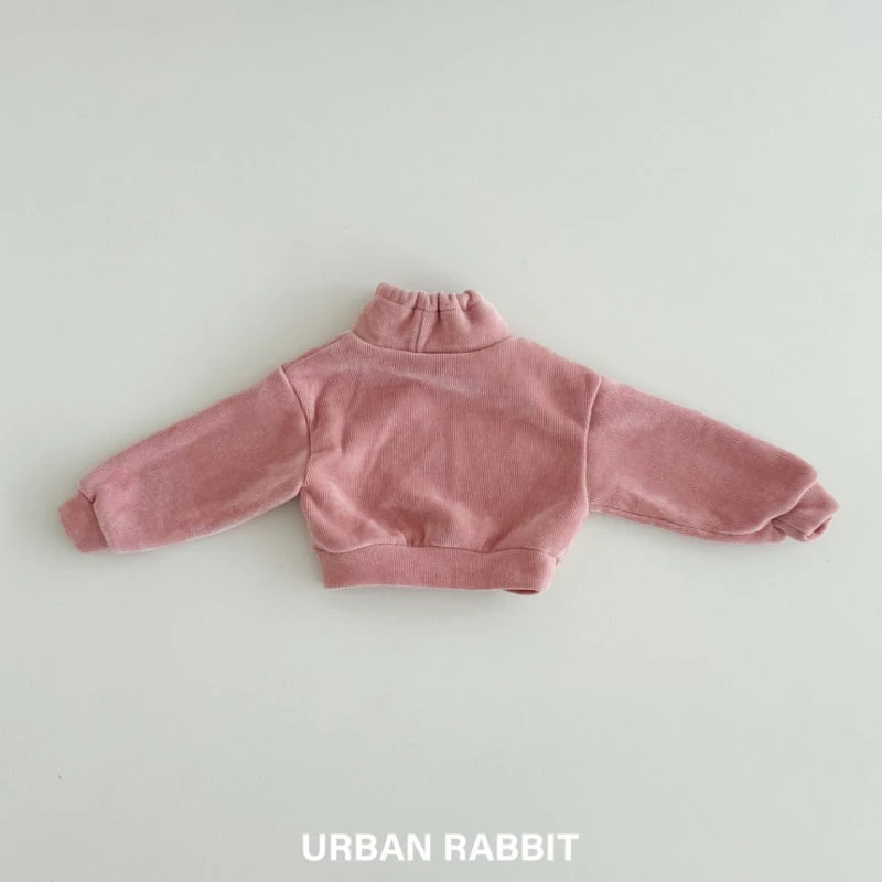 Urban Rabbit - Korean Children Fashion - #childrensboutique - Velvet Crop Sweatshirt - 4