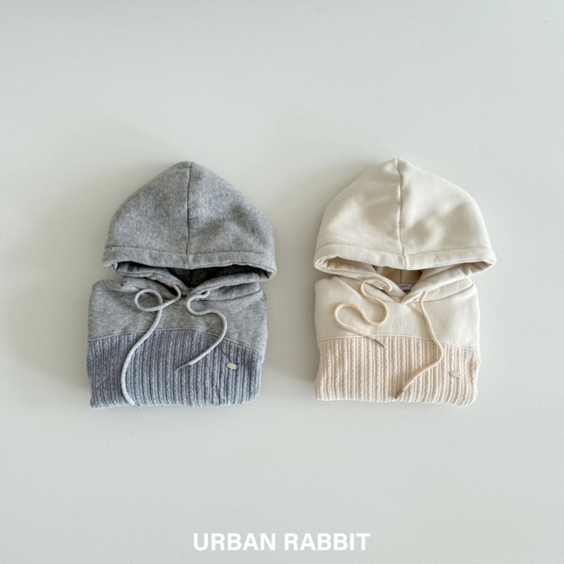 Urban Rabbit - Korean Children Fashion - #discoveringself - Mix Cable Hoodie - 2