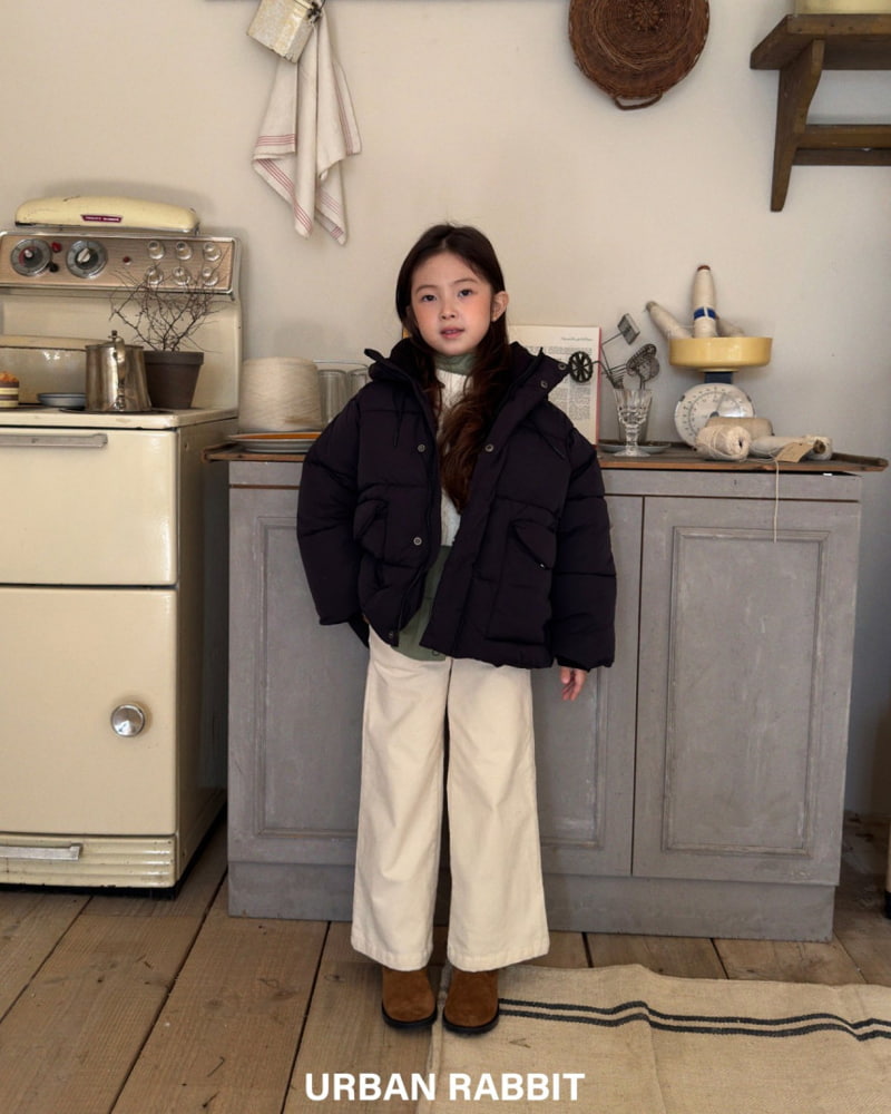 Urban Rabbit - Korean Children Fashion - #fashionkids - Velvet Teen Button Pants - 11