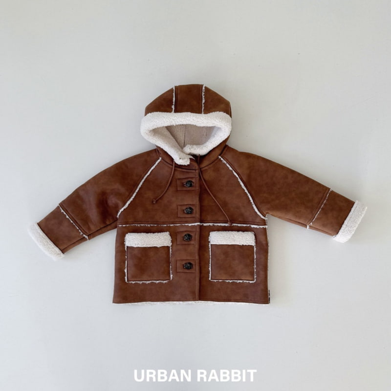 Urban Rabbit - Korean Children Fashion - #fashionkids - Hoodie Duffel Mustang