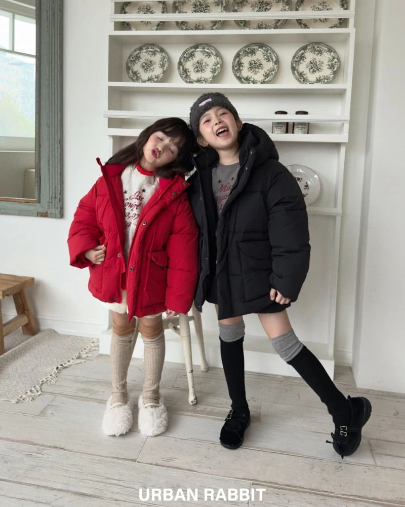 Urban Rabbit - Korean Children Fashion - #fashionkids - Winter Hoodie Volume Padding - 10