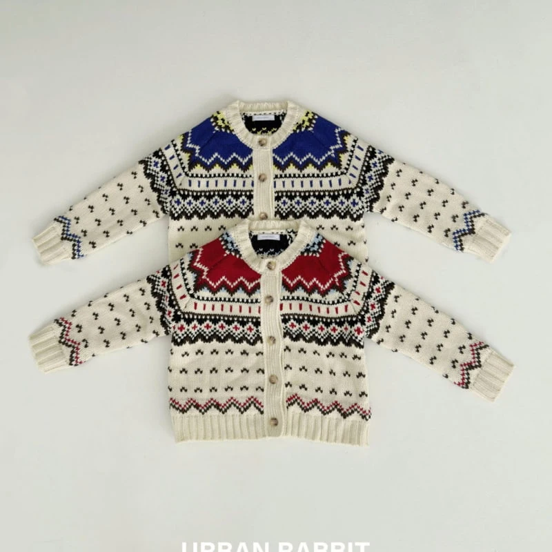 Urban Rabbit - Korean Children Fashion - #discoveringself - Nordic Cardigan - 4