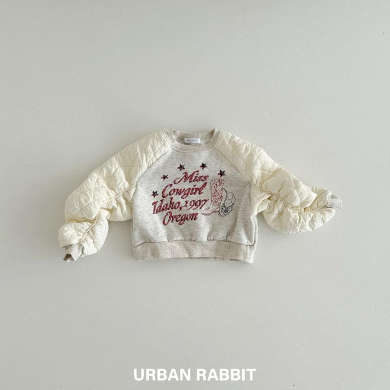 Urban Rabbit - Korean Children Fashion - #kidsshorts - Cowgirl Shirring Sweatshirt - 7