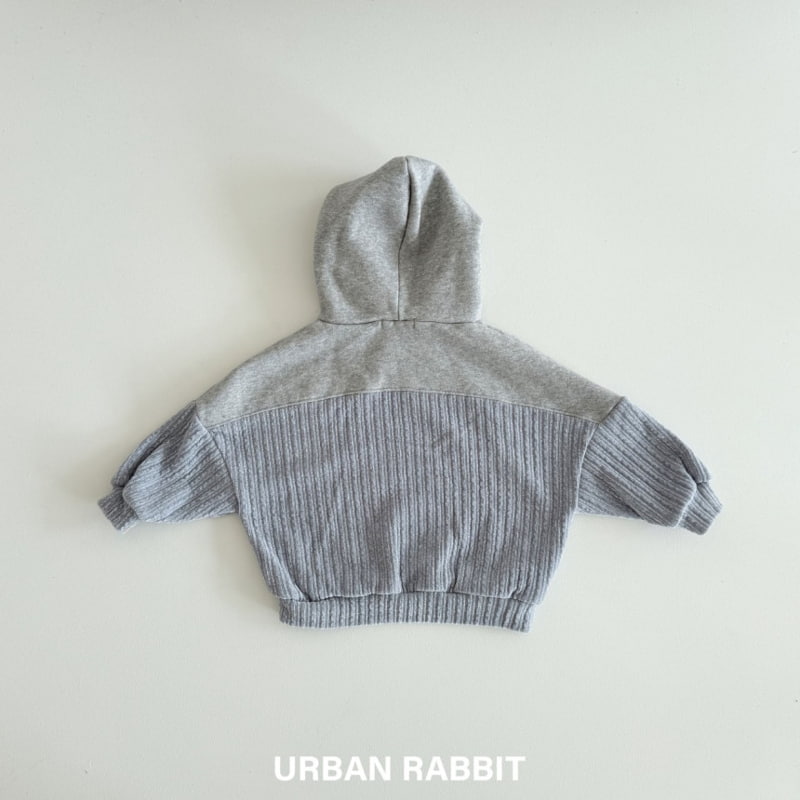 Urban Rabbit - Korean Children Fashion - #fashionkids - Mix Cable Hoodie - 4