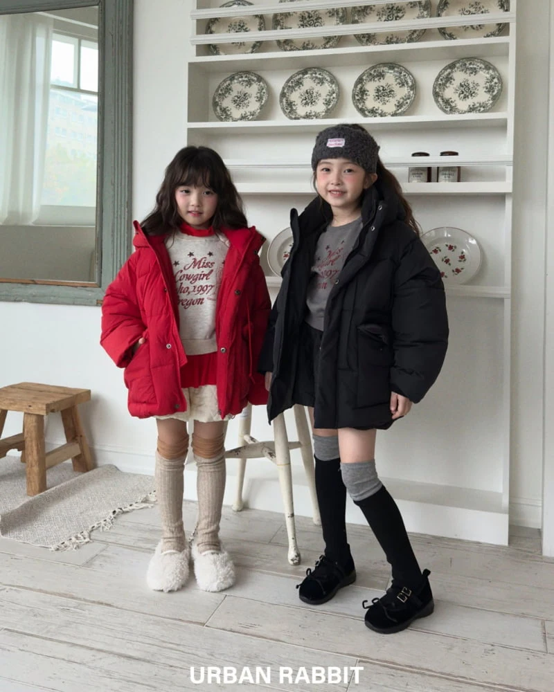 Urban Rabbit - Korean Children Fashion - #kidsshorts - Winter Hoodie Volume Padding - 11