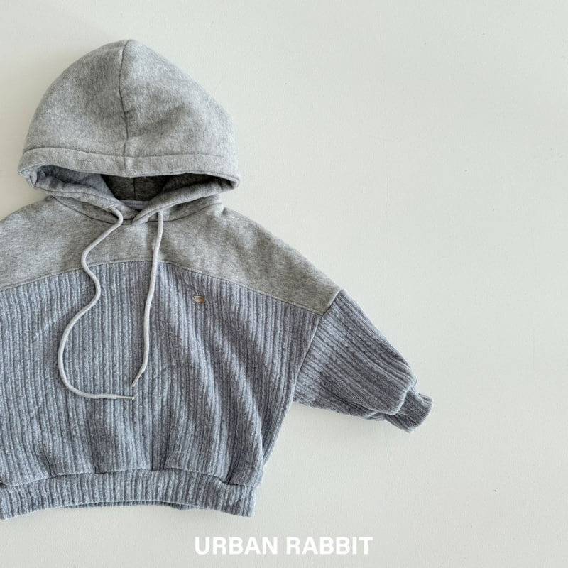 Urban Rabbit - Korean Children Fashion - #kidsstore - Mix Cable Hoodie - 5