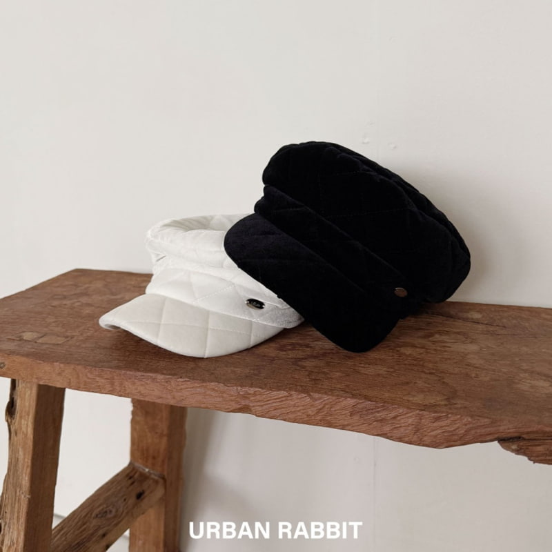 Urban Rabbit - Korean Children Fashion - #kidsstore - Quilted Velvet Hunting Cap