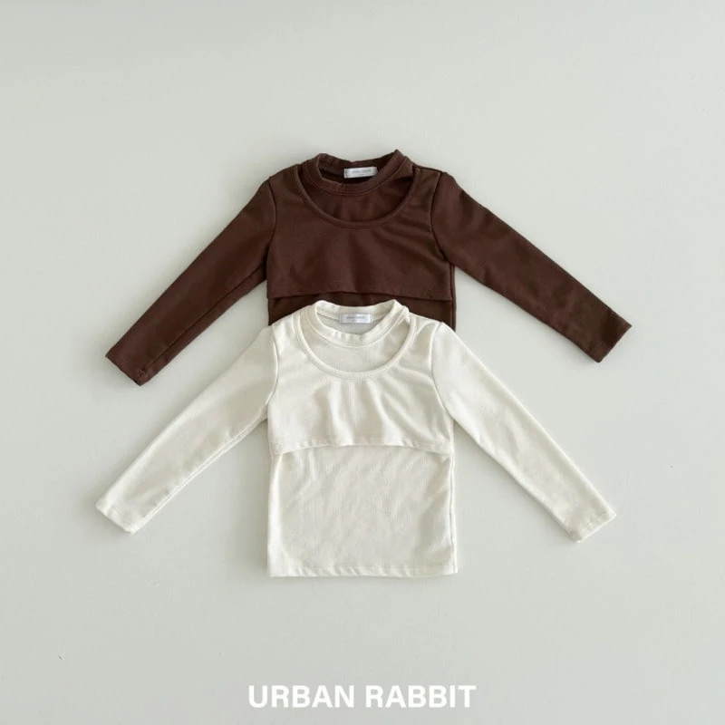 Urban Rabbit - Korean Children Fashion - #kidzfashiontrend - Slim Fit Layered Tee