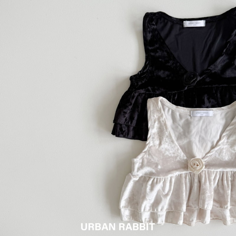 Urban Rabbit - Korean Children Fashion - #littlefashionista - Rose Velvet Bustier - 3