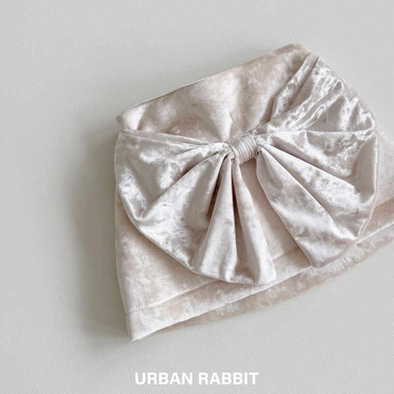 Urban Rabbit - Korean Children Fashion - #littlefashionista - Velvet Ribbon Padded Skirt - 5