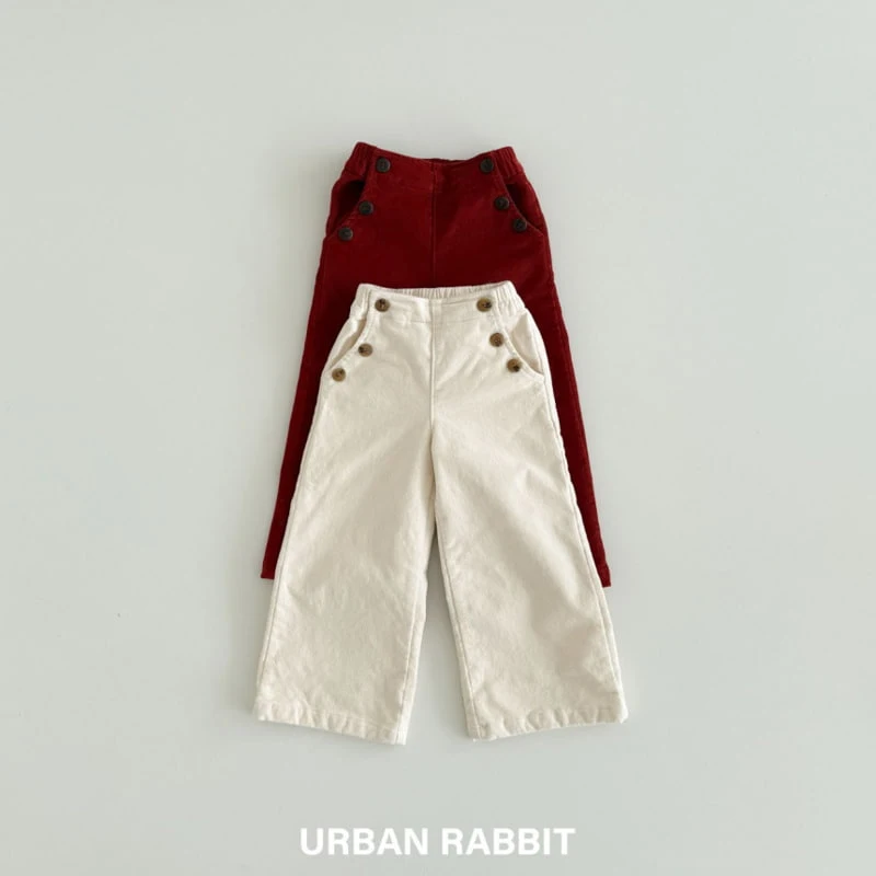 Urban Rabbit - Korean Children Fashion - #magicofchildhood - Velvet Teen Button Pants