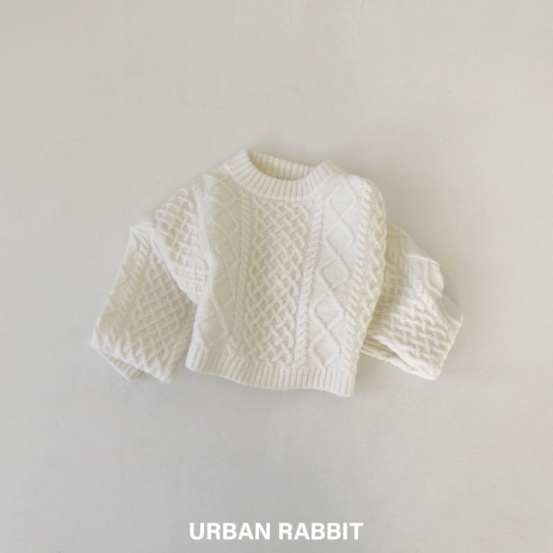 Urban Rabbit - Korean Children Fashion - #magicofchildhood - Cable Crop Knit - 4