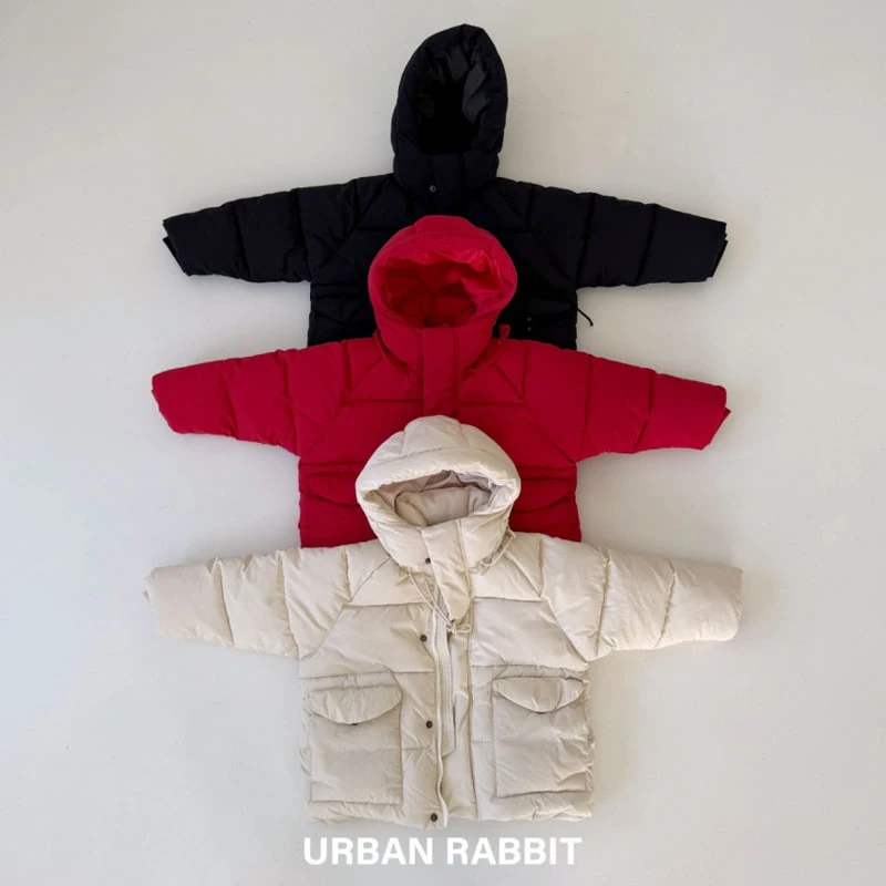 Urban Rabbit - Korean Children Fashion - #minifashionista - Winter Hoodie Volume Padding - 3