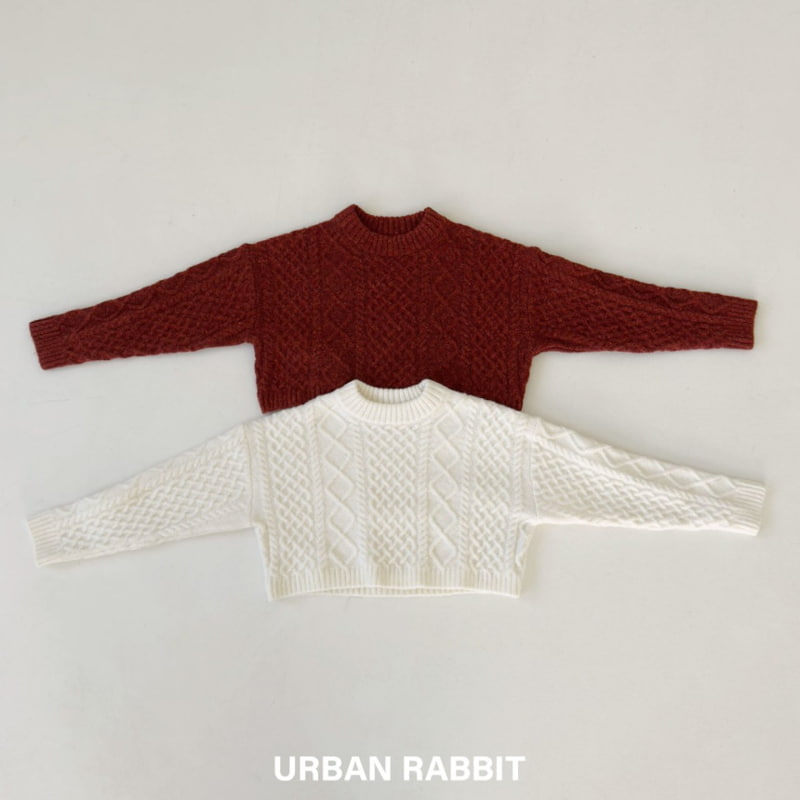 Urban Rabbit - Korean Children Fashion - #prettylittlegirls - Cable Crop Knit - 5