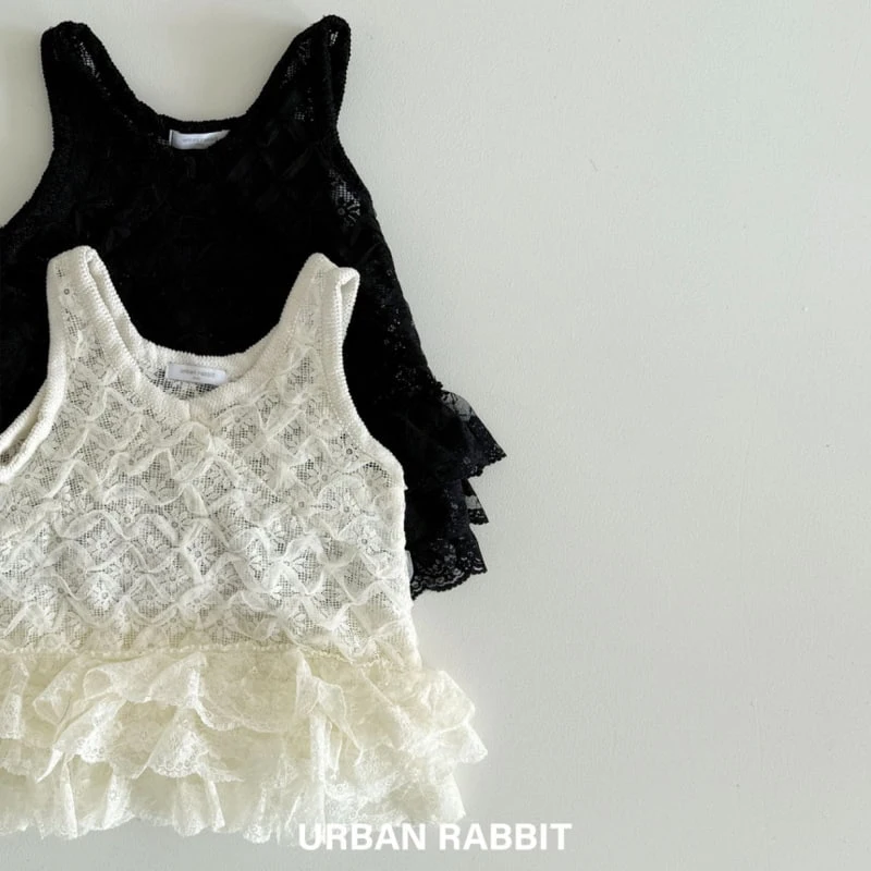 Urban Rabbit - Korean Children Fashion - #stylishchildhood - Cancan Lace Layered Dress - 7