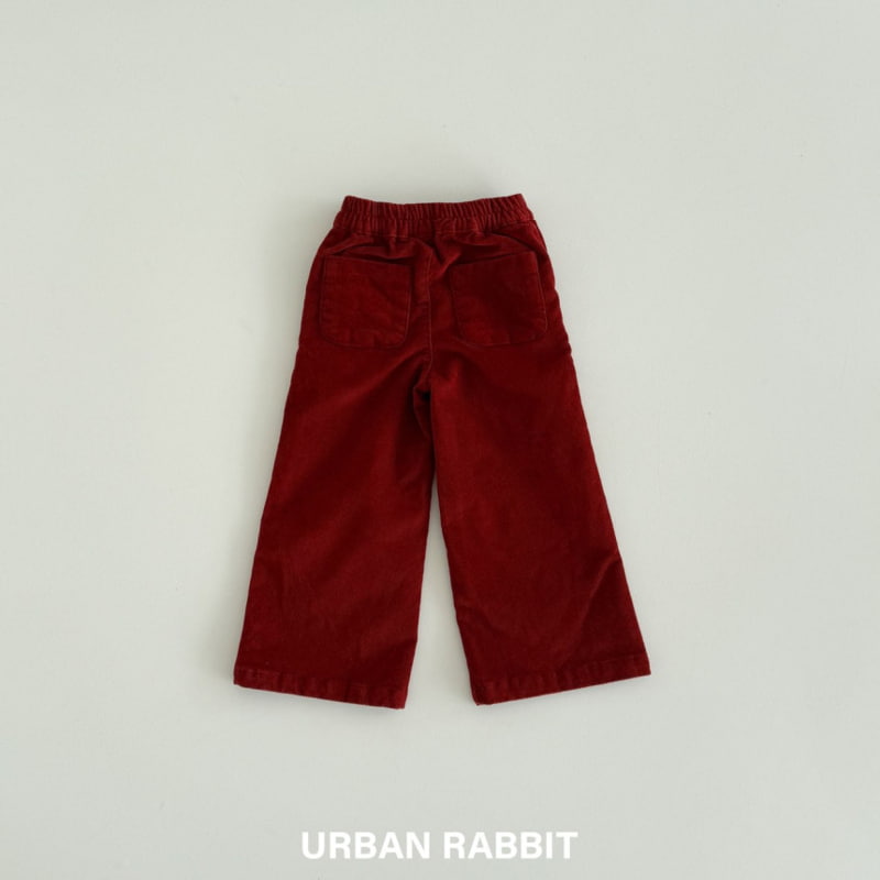 Urban Rabbit - Korean Children Fashion - #toddlerclothing - Velvet Teen Button Pants - 5