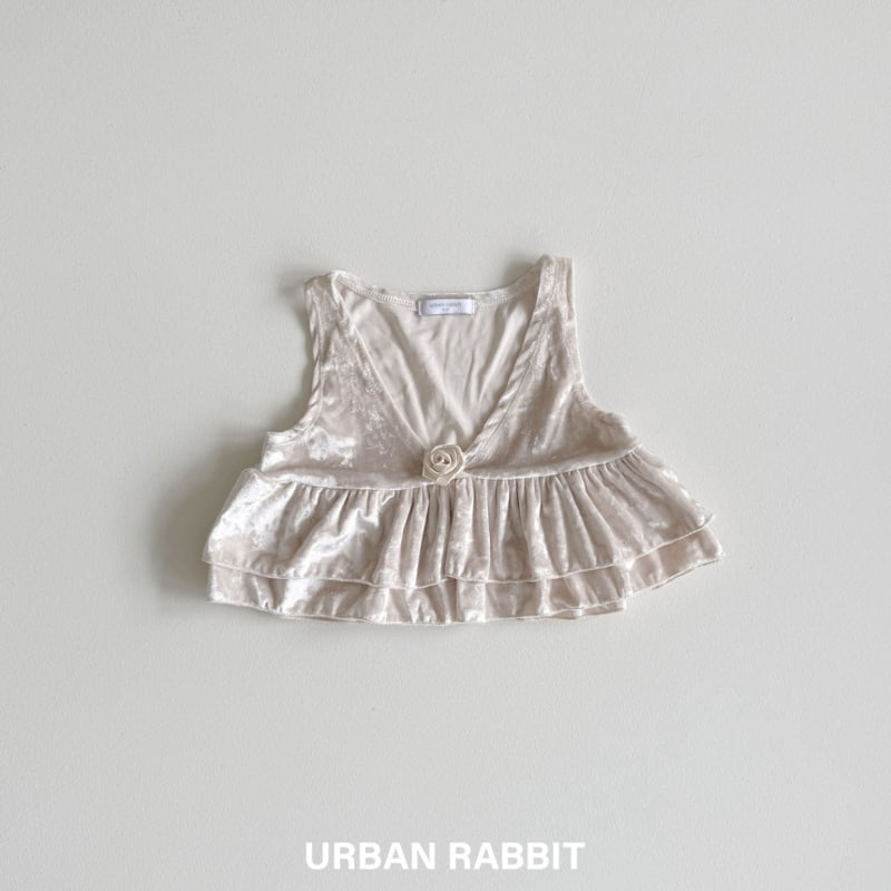 Urban Rabbit - Korean Children Fashion - #toddlerclothing - Rose Velvet Bustier - 8