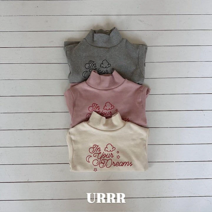 Urrr - Korean Children Fashion - #littlefashionista - Doodoo Turtleneck Tee