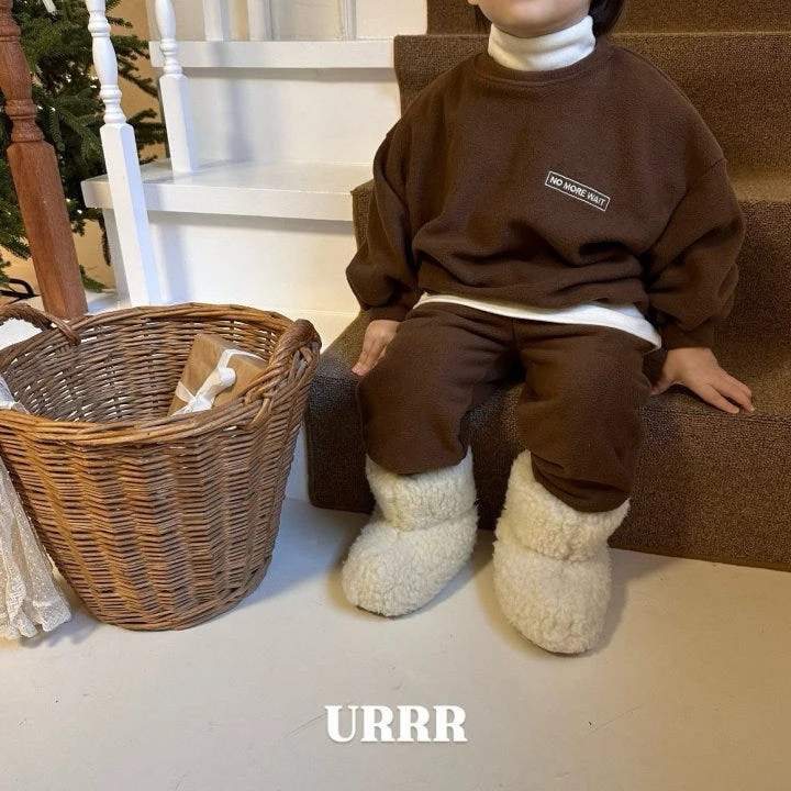 Urrr - Korean Children Fashion - #minifashionista - Thick Fleece Set - 8