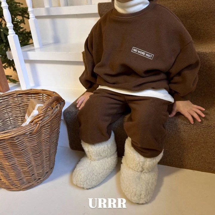 Urrr - Korean Children Fashion - #prettylittlegirls - Thick Fleece Set - 9