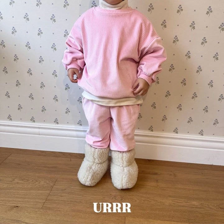 Urrr - Korean Children Fashion - #prettylittlegirls - Thick Ribbed Velvet Set - 8