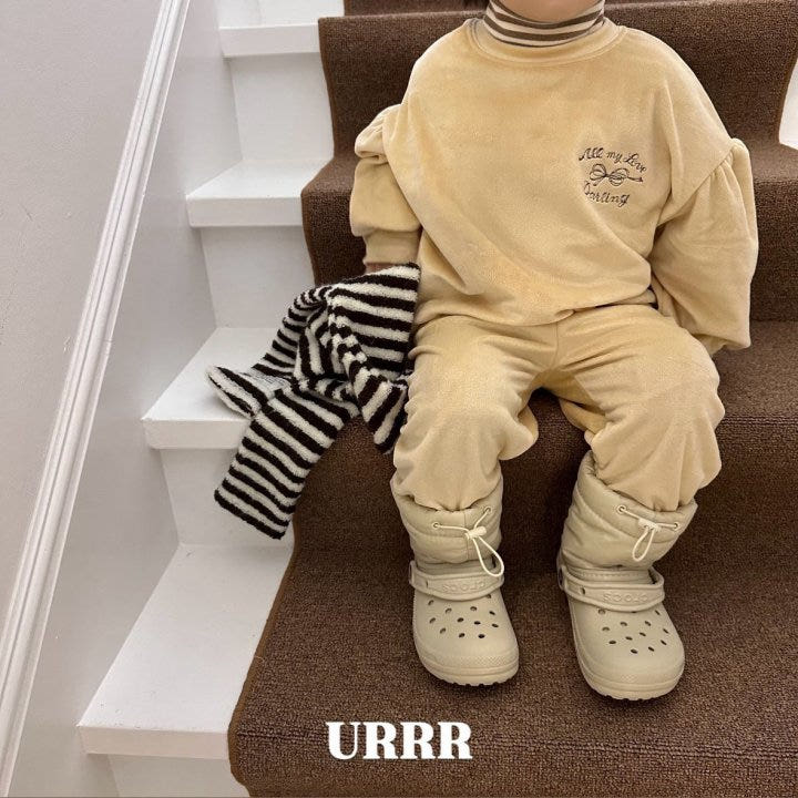 Urrr - Korean Children Fashion - #todddlerfashion - Ribbon Shirring Sweatshirts - 8