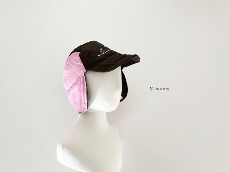 V Bunny - Korean Children Fashion - #childofig - P Embroidered Hat - 10