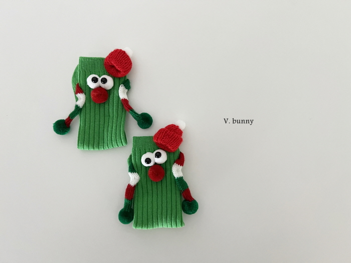 V Bunny - Korean Children Fashion - #childofig - Rattle Socks Set - 12