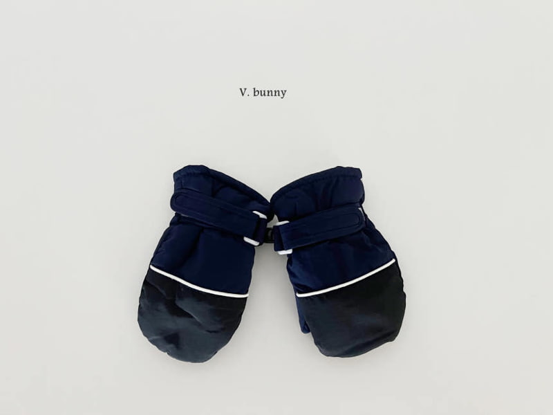 V Bunny - Korean Children Fashion - #discoveringself - Strap Two Color Gloves - 12