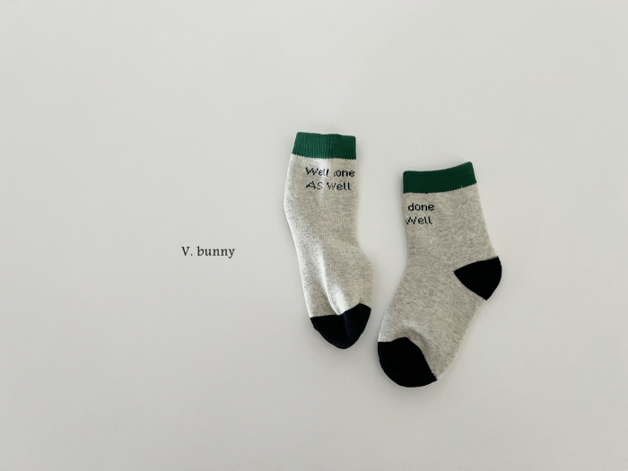 V Bunny - Korean Children Fashion - #discoveringself - Bonjour Socks Set - 11