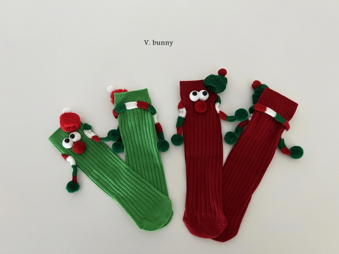 V Bunny - Korean Children Fashion - #discoveringself - Rattle Socks Set