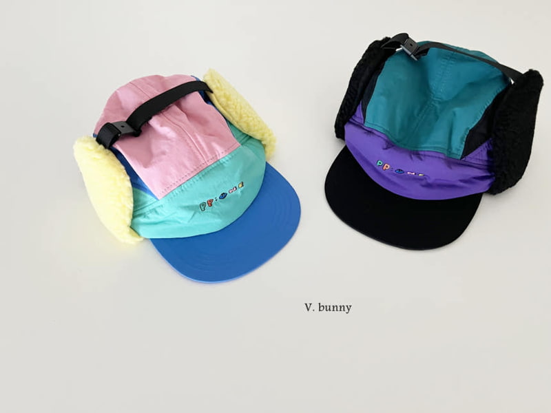 V Bunny - Korean Children Fashion - #kidsshorts - Block Color Hat - 2