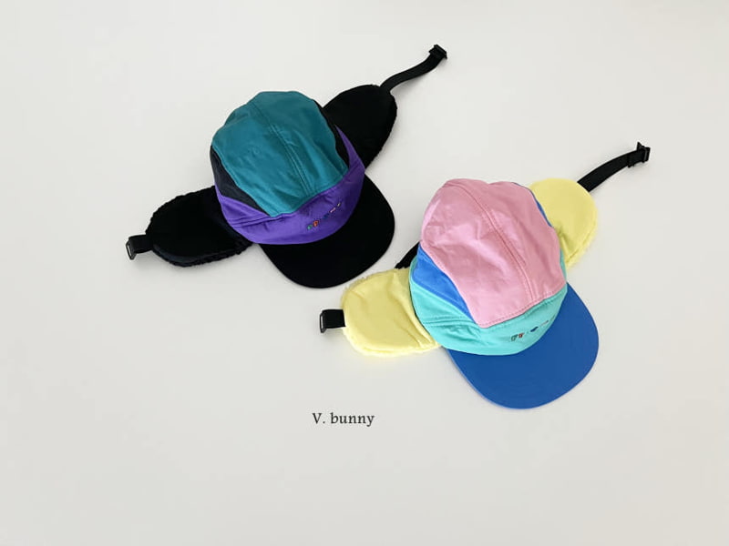 V Bunny - Korean Children Fashion - #kidsstore - Block Color Hat - 4