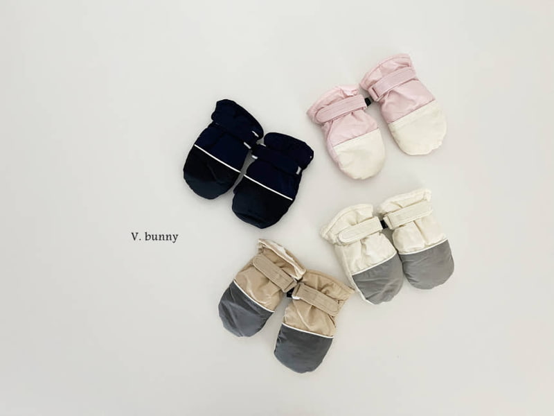 V Bunny - Korean Children Fashion - #magicofchildhood - Strap Two Color Gloves - 5