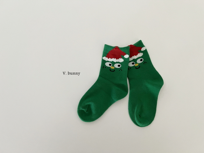 V Bunny - Korean Children Fashion - #magicofchildhood - Three Santa Socks Set - 10