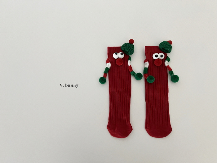 V Bunny - Korean Children Fashion - #magicofchildhood - Rattle Socks Set - 8